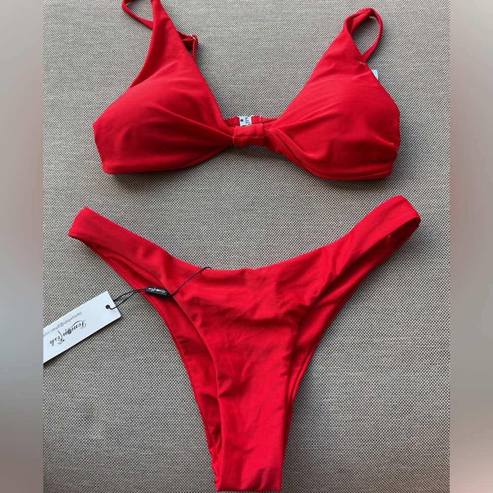 Red Bikini Set